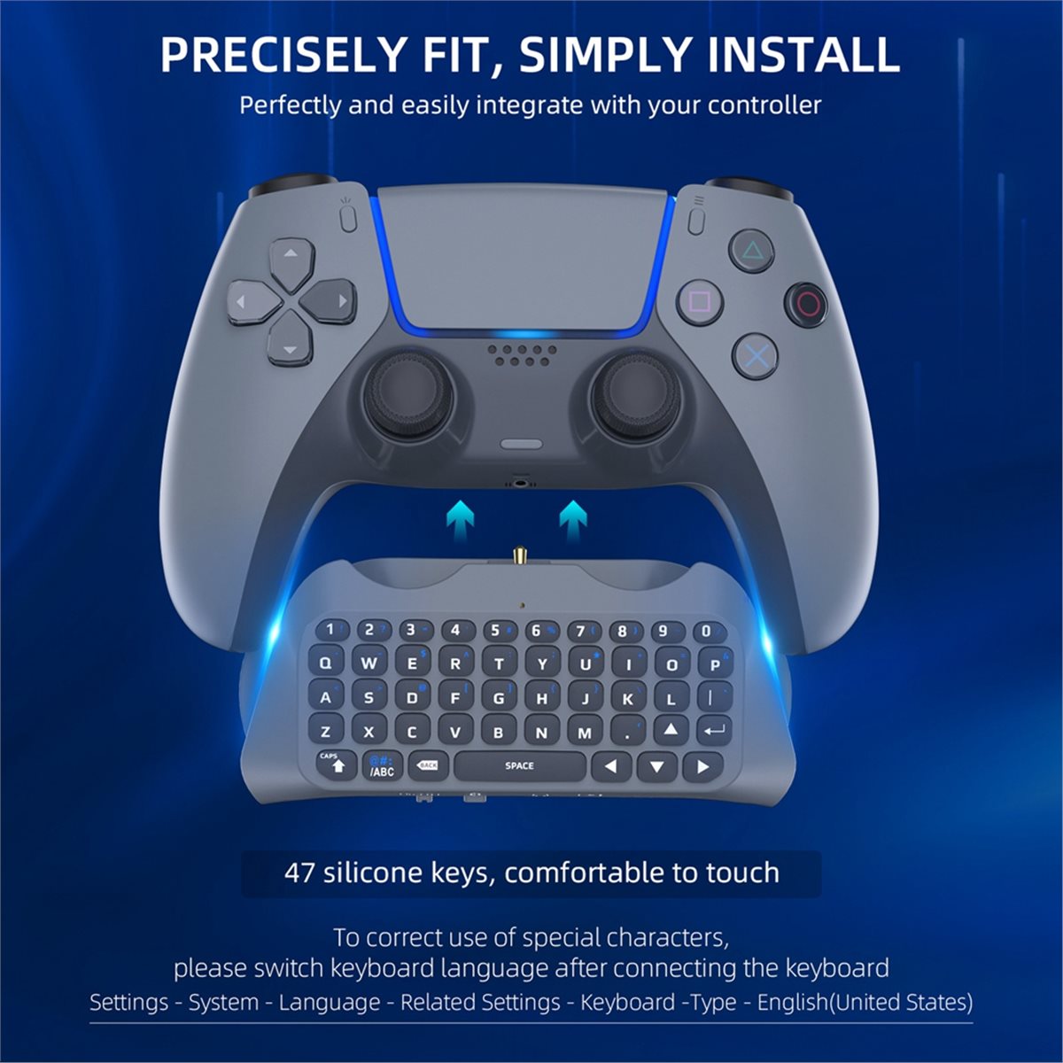 Gaming Accessories White - Беспроводная игровая клавиатура goodidea 3,5 мм