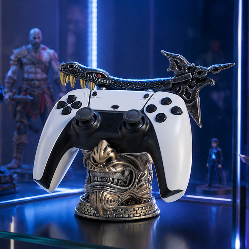 Gaming Accessories White - Креативная подставка для геймпада в виде