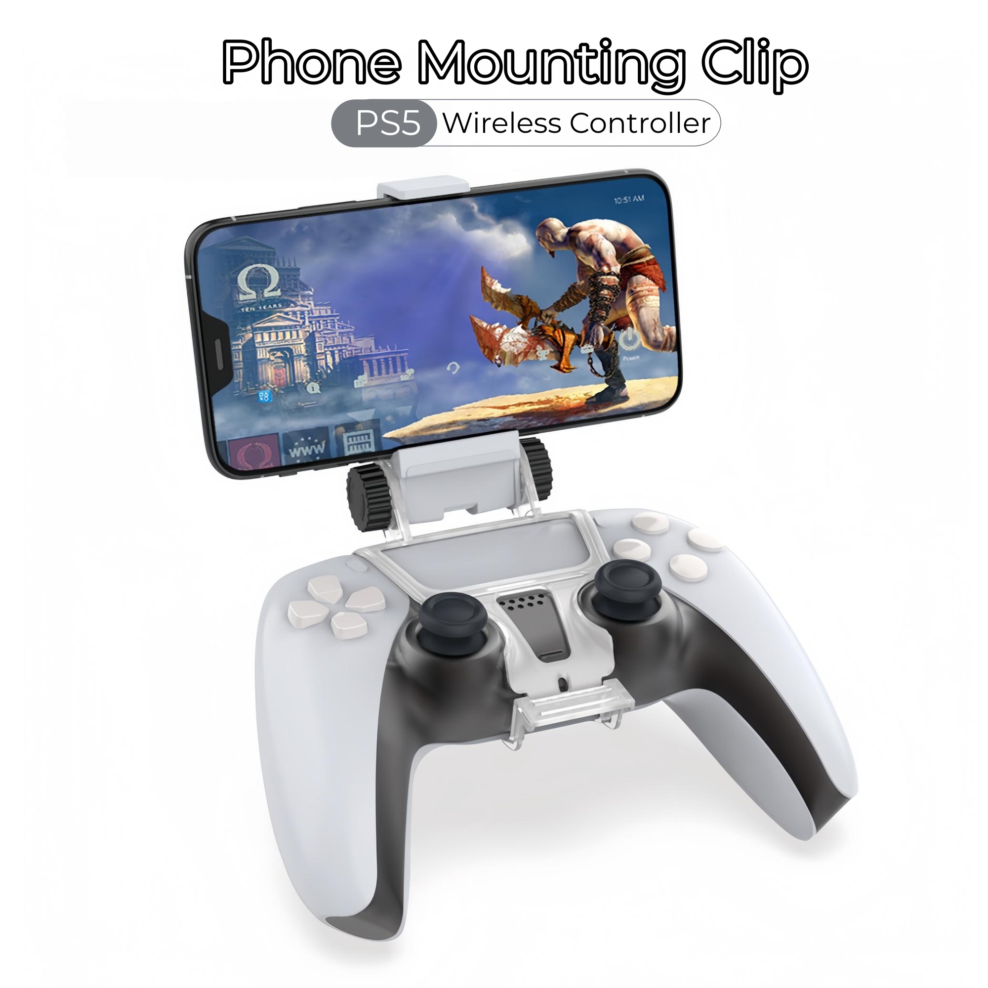 Gaming Accessories Holder - Регулируемое крепление для телефона с изменяемым