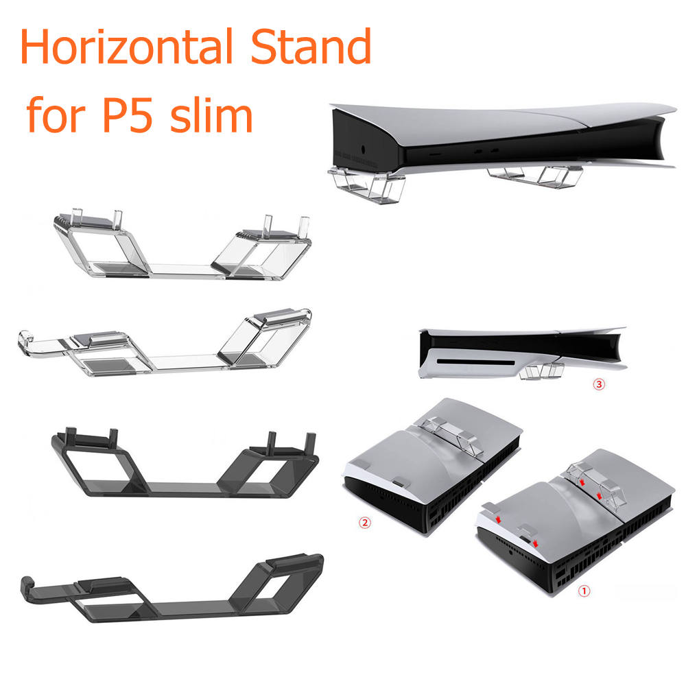 Gaming Accessories Holder - Горизонтальная подставка для PS5 Slim, держатель