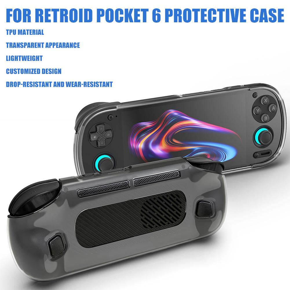 Gaming Accessories Dropshipping - Прозрачный мягкий чехол для Retroid Pocket