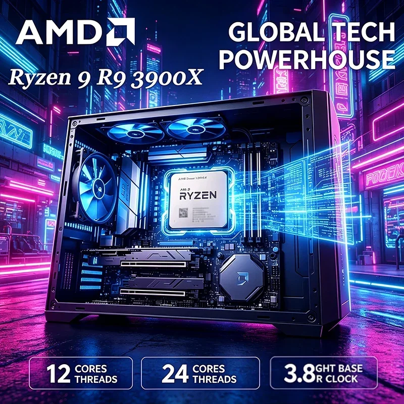 Процессор AMD Ryzen 9 3900X, 1 – обзор и цена Amd Cpu Ryzen 9