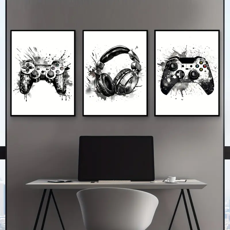 3 безрамочных холста с картина – обзор и цена Gaming Accessories Room