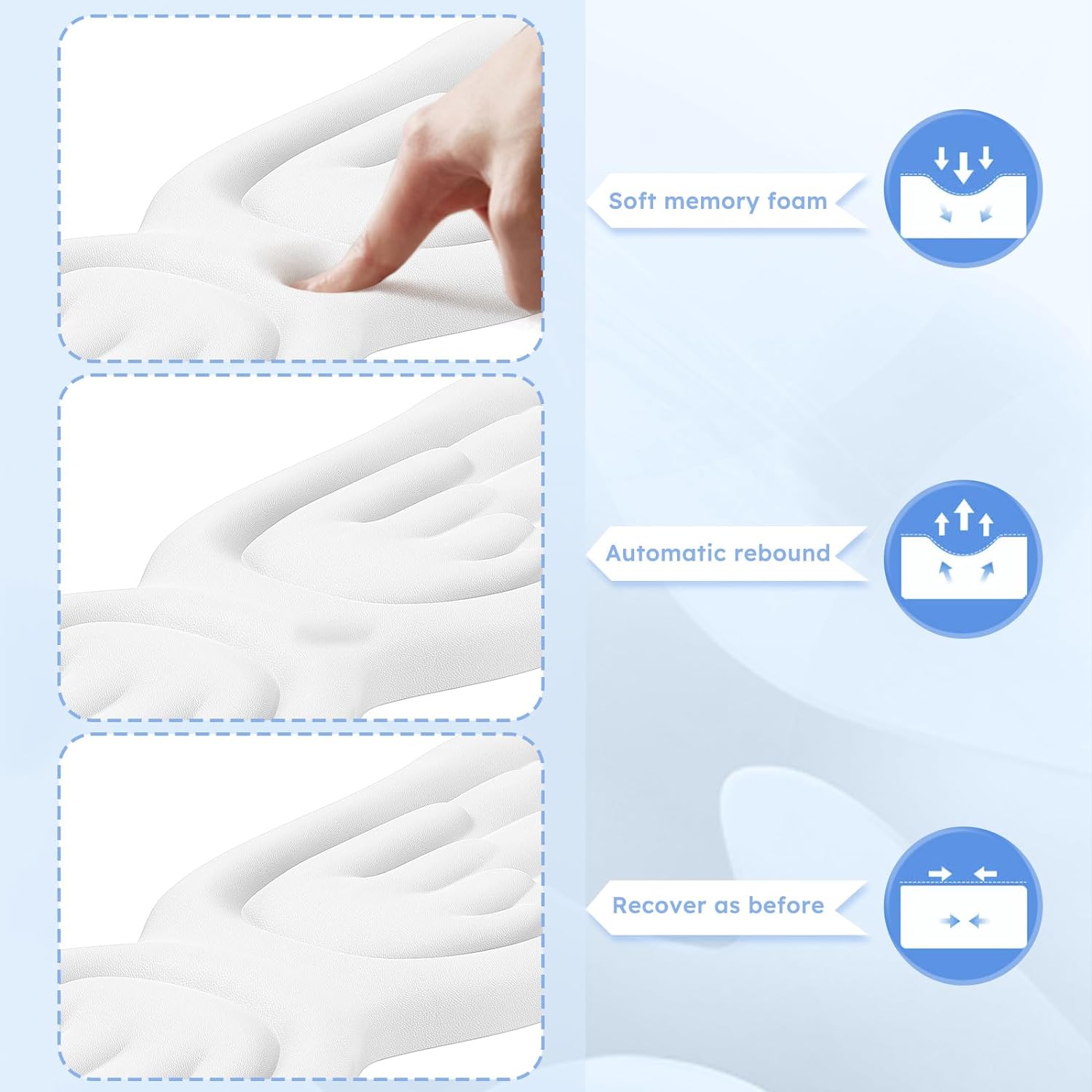 Подставка для запястья для мех – обзор и цена Gaming Accessories White